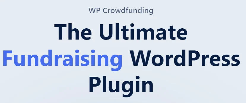 WP Crowdfunding