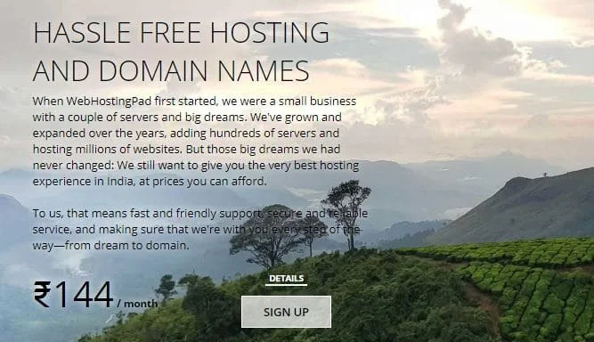 WebHostingPad India
