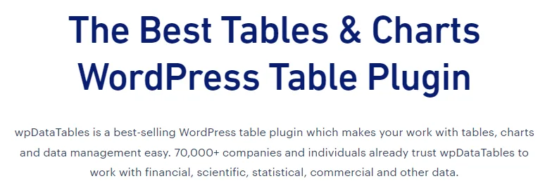 wpDataTables
