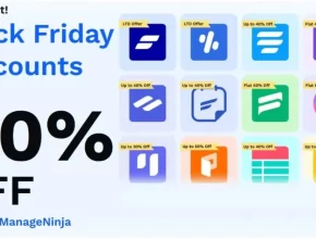 WP manageninja black friday offer