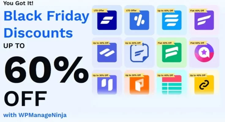WP manageninja black friday offer