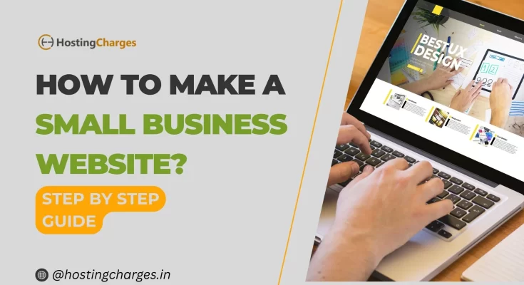 how to make a small business website