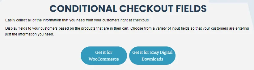 Conditional Checkout Fields
