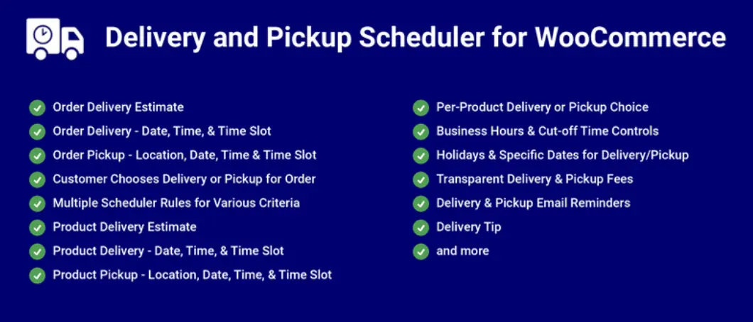 Delivery and Pickup Scheduler