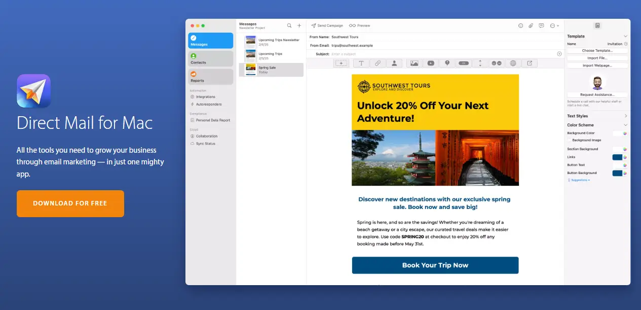 Direct Mail for Mac