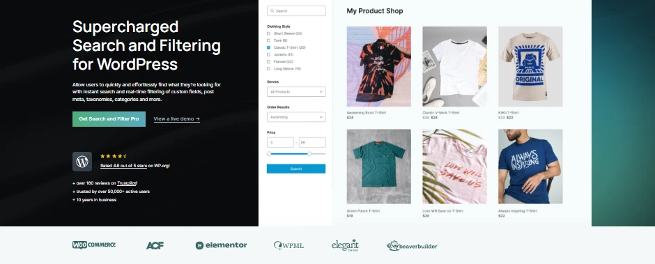 Search and Filter Pro
