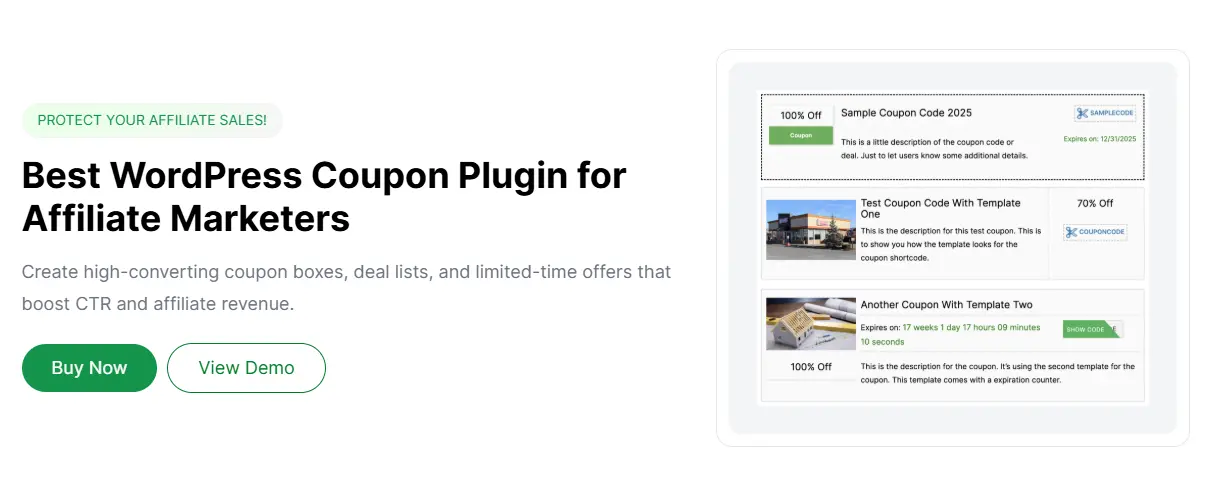 WP Coupons and Deals